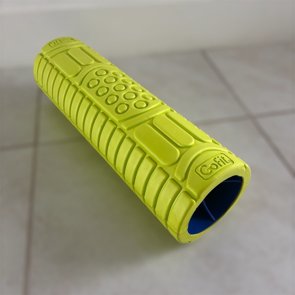 GoFit 18-inch Go Roller with UltraFin Core, Lime Green